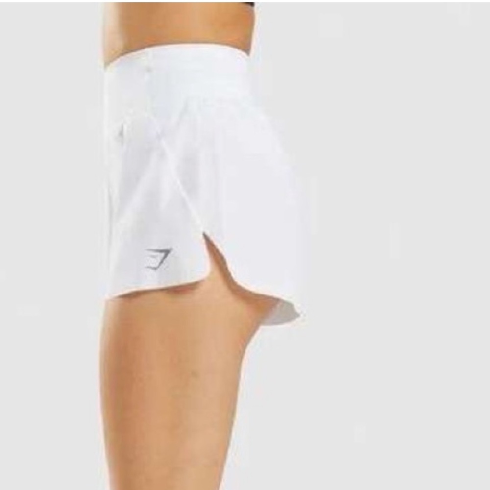 Gymshark Speed Shorts Sz XS White Athletic